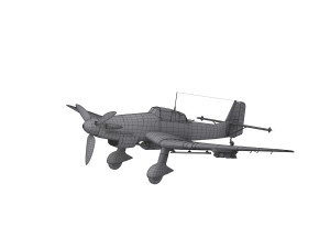 WW2 German Aircraft Modèle 3D