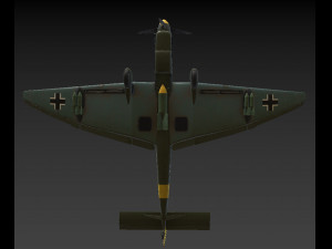 WW2 German Aircraft Modèle 3D