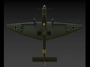 WW2 German Aircraft 3D Model