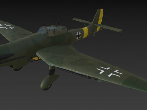 WW2 German Aircraft Modèle 3D