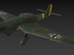 WW2 German Aircraft 3D Model