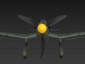 WW2 German Aircraft Modèle 3D