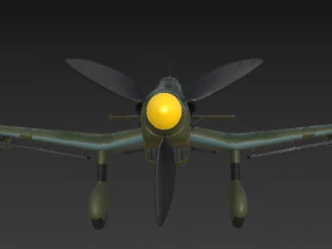 WW2 German Aircraft 3D Model