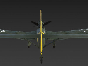 WW2 German Aircraft Modèle 3D