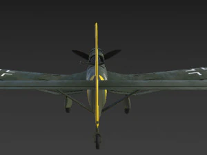 WW2 German Aircraft 3D Model
