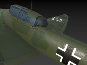 WW2 German Aircraft Modèle 3D