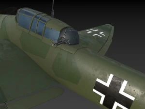 WW2 German Aircraft 3D Model