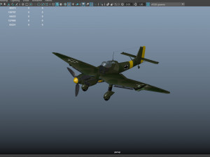 WW2 German Aircraft Modèle 3D