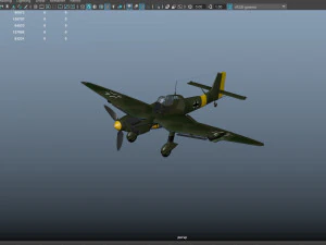 WW2 German Aircraft 3D Model