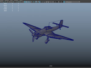 WW2 German Aircraft Modèle 3D