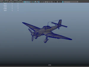WW2 German Aircraft 3D Model