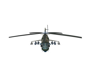 Russian military helicopter 3D Модель