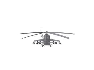 Russian military helicopter 3D Модель