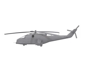 Russian military helicopter 3D Model