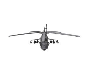 Russian military helicopter 3D Model