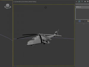 Russian military helicopter 3D Model