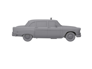 New York Retro Taxi Cab 3Dモデル