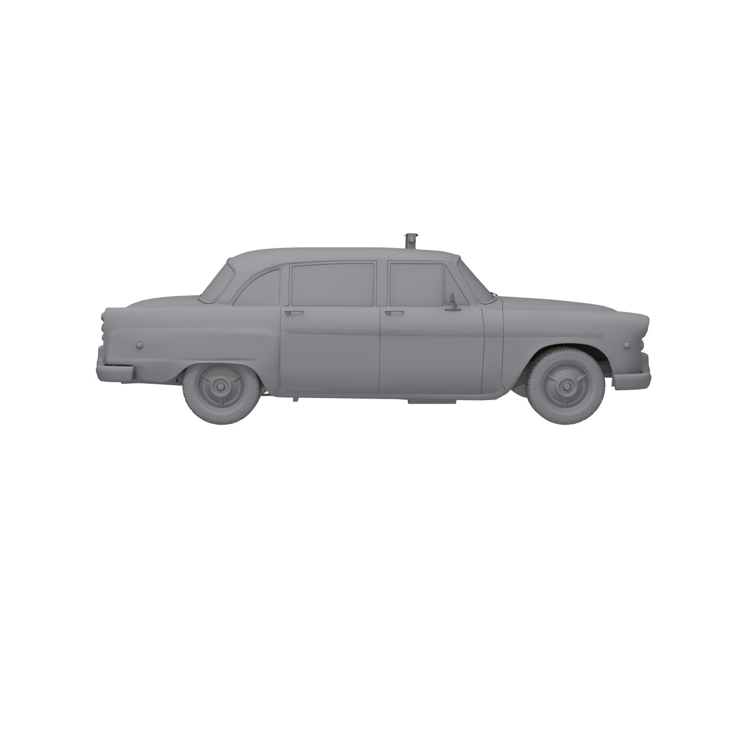 New York Retro Taxi Cab 3D Модель In Старые Авто 3DExport