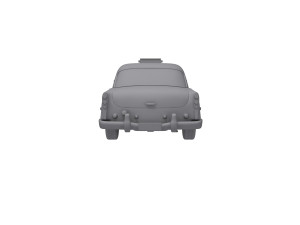 New York Retro Taxi Cab 3Dモデル