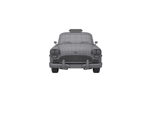 New York Retro Taxi Cab 3Dモデル