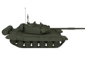 Soviet Union Tank T 84 3D Model