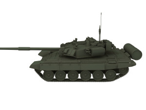 Soviet Union Tank T 84 3D Model