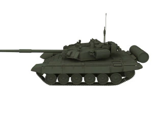 Soviet Union Tank T 84 3D Model