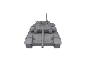 Soviet Union Tank T 84 3D Model