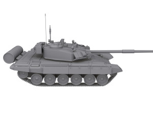 Soviet Union Tank T 84 3D Model