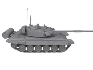 Soviet Union Tank T 84 3D Model