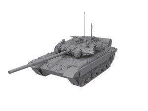 Soviet Union Tank T 84 3D Model