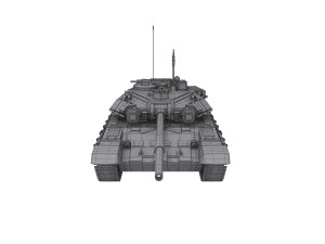 Soviet Union Tank T 84 3D Model