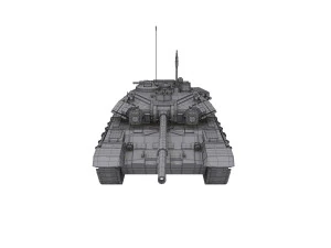 Soviet Union Tank T 84 3D Model