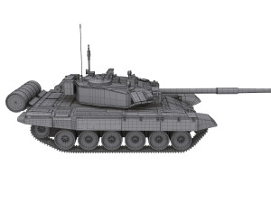 Soviet Union Tank T 84 3D Model