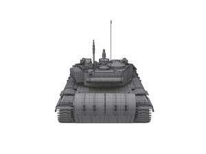 Soviet Union Tank T 84 3D Model