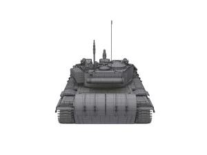 Soviet Union Tank T 84 3D Model
