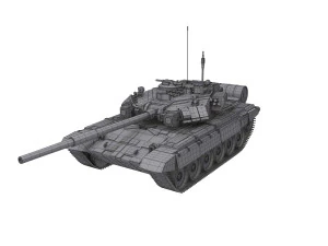 Soviet Union Tank T 84 3D Model