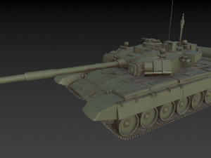 Soviet Union Tank T 84 3D Model