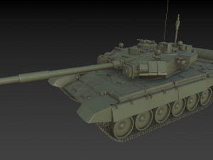 Soviet Union Tank T 84 3D Model
