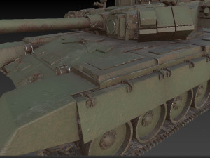 Soviet Union Tank T 84 3D Model