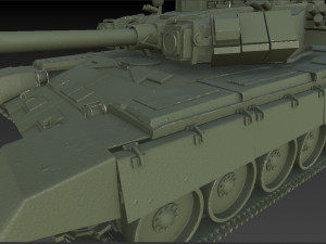 Soviet Union Tank T 84 3D Model