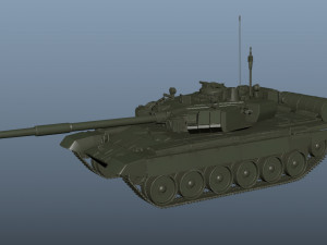 Soviet Union Tank T 84 3D Model