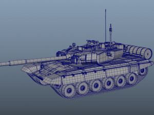 Soviet Union Tank T 84 3D Model