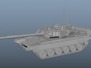 Soviet Union Tank T 84 3D Model