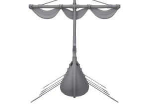 Viking ship cartoon 3D Model
