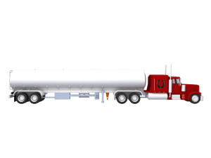 Tanker Truck Model 3D