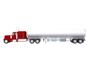 Tanker Truck Model 3D