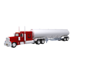 Tanker Truck Model 3D