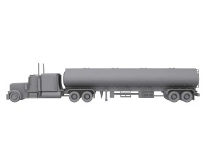 Tanker Truck 3D Model