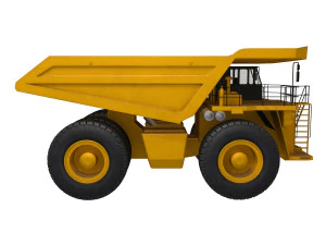 Mining Dump Truck 3D Model